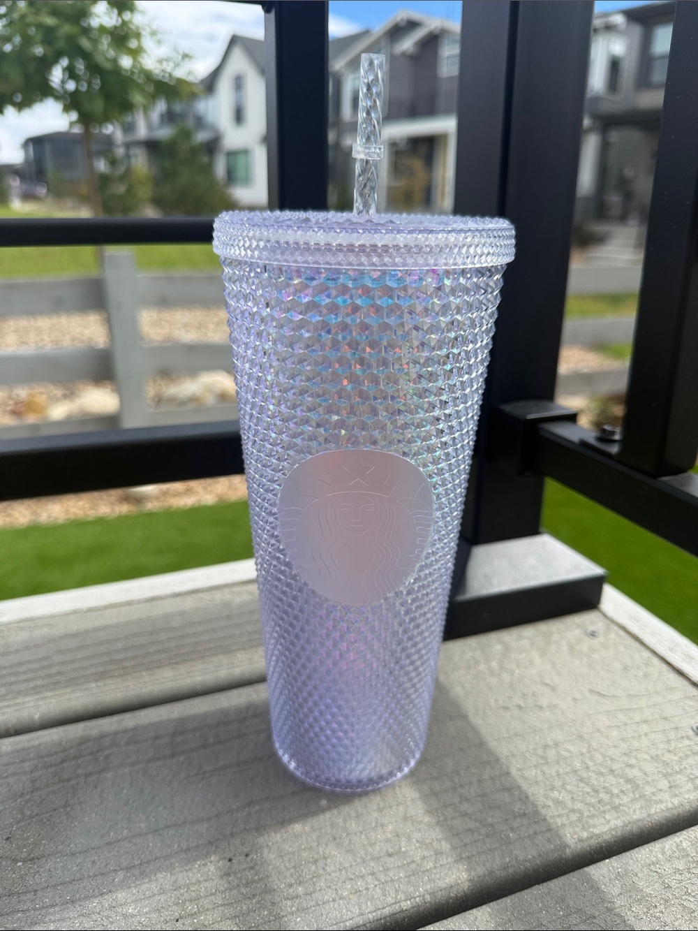 Starbucks Iridescent Studded Tumbler with Reusable Straw—24oz